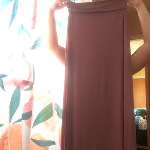 Maxi skirt with slits